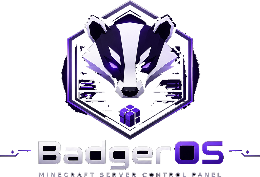 BadgerOS — Minecraft Server Control Panel
